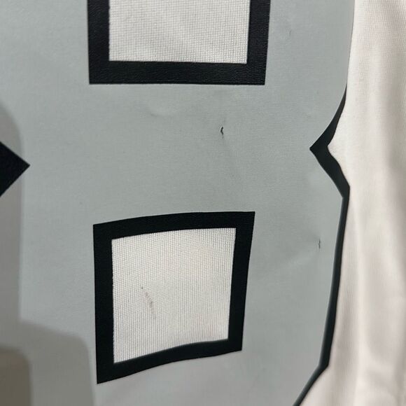 Nike NFL Mens White On Field Raiders Josh Jacobs Short Sleeve Game‎ Jersey Large - Picture 3 of 9